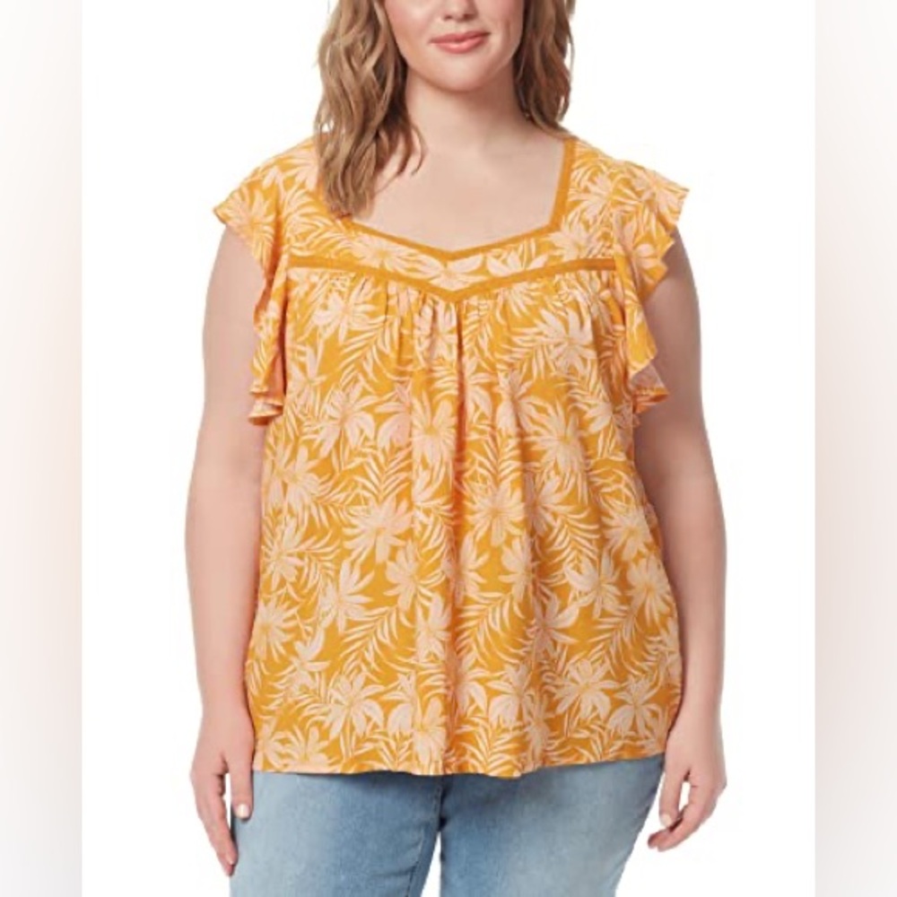 NWT Jessica Simpson Palm Bliss Lauryn Top
